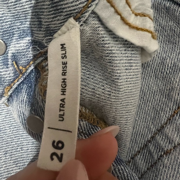 Pacsun Ultra High Rise Slim Light Wash - Picture 4 of 5
